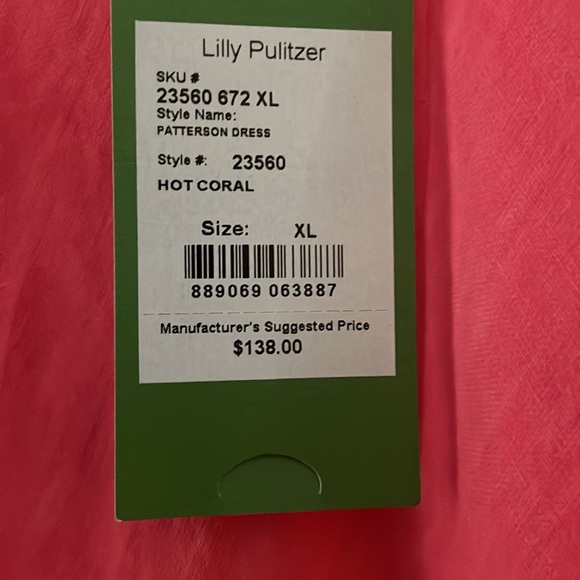 Lilly Pulitzer Linen scoop neck shift dress sleeveless slightly sheer - Picture 2 of 4